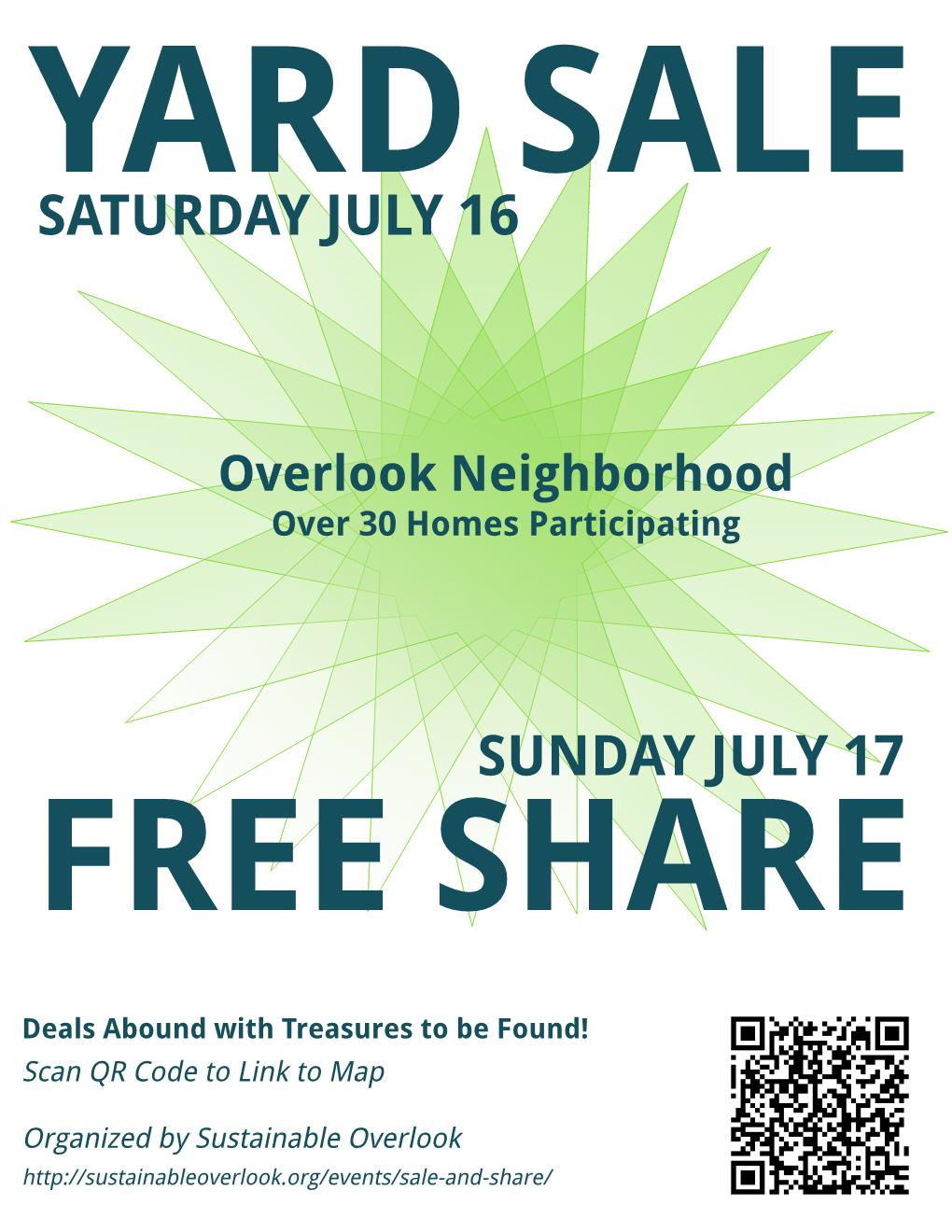 Overlook Yard Sale & Free Share